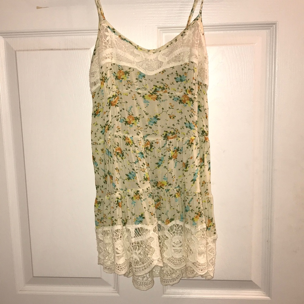 Free People vintage floral tunic top